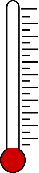 132x584 Blank Thermometer Clip Art