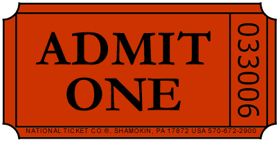 403x206 Admit One Clipart