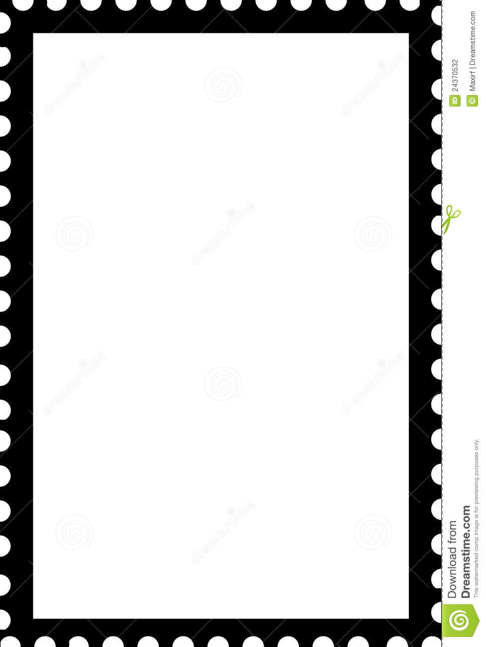 977x1300 Blank Postage Stamp Clip Art