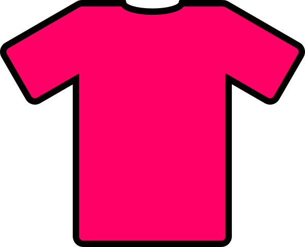 600x486 Pink T Shirt Clip Art