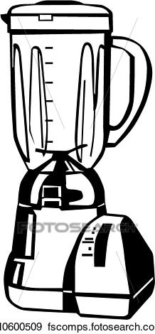 218x470 Clip Art Of Blender U10600509