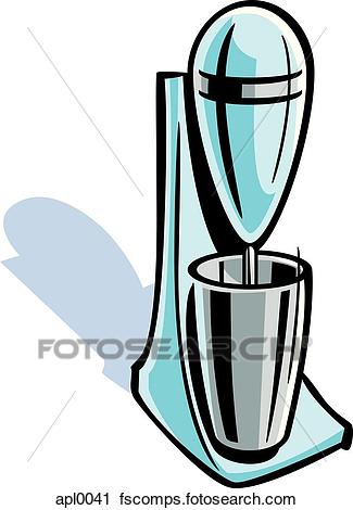 325x470 Clipart Of Drawing Of A Food Blender Apl0041
