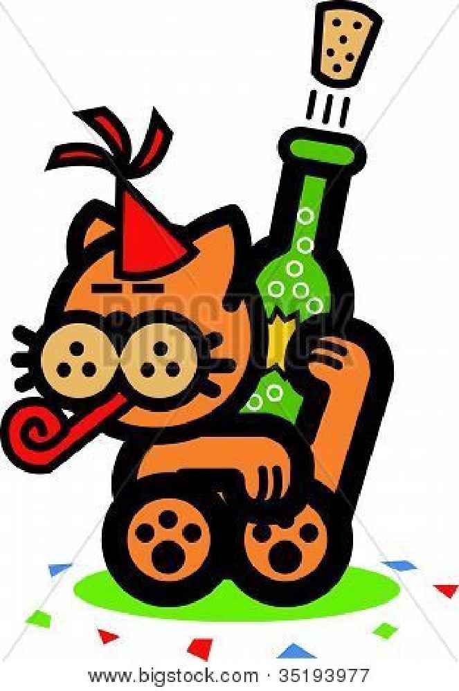 663x998 Cat New Year Clip Art Merry Christmas Amp Happy New Year 2018 Quotes