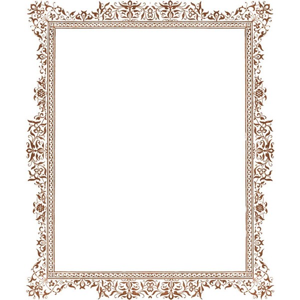 600x600 Bling Border Clipart
