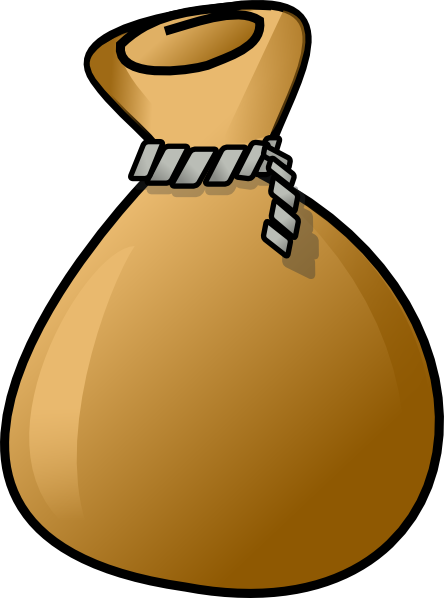 444x598 Sack Clipart