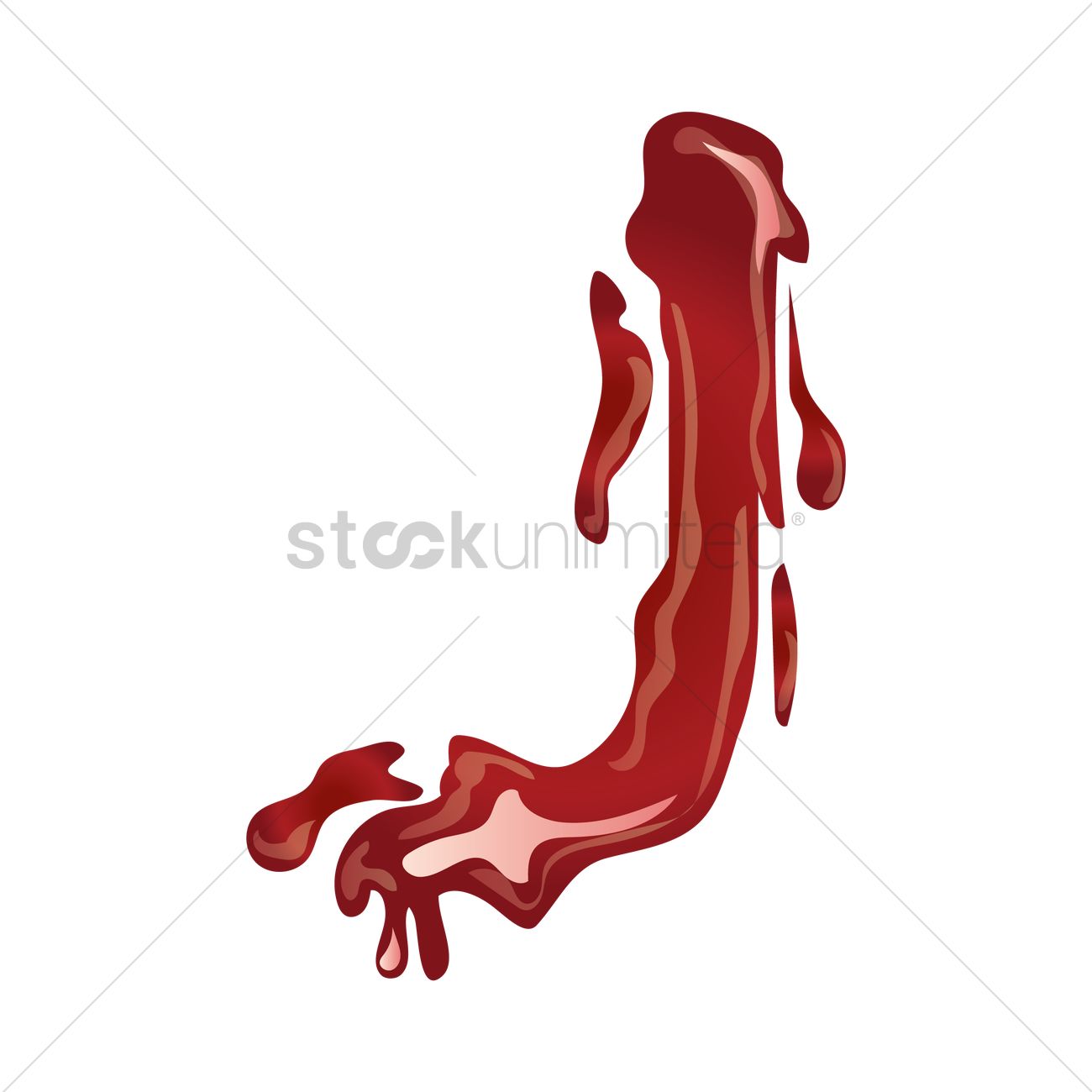 1300x1300 Letter J With Dripping Blood Vector Image