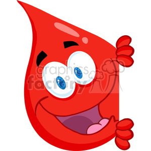 300x300 Royalty Free Blood Drive Cartoon 384207 Vector Clip Art Image