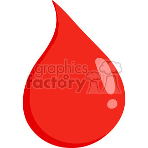 300x300 Royalty Free Cartoon Drop Of Blood 384281 Vector Clip Art Image
