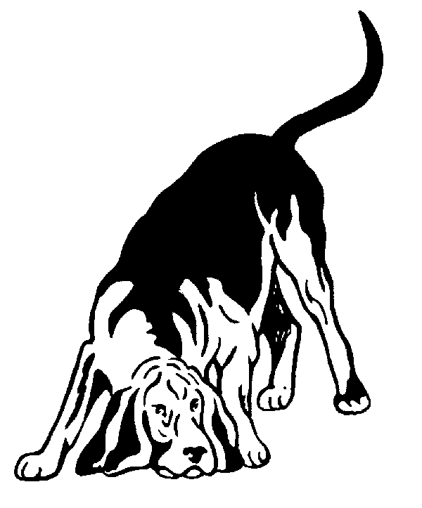 600x723 Bloodhound Clipart Sniff