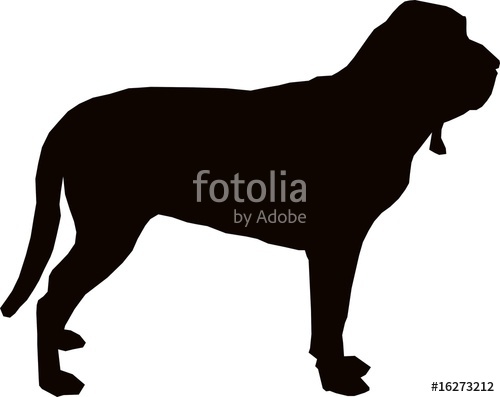 500x397 Bloodhound Clipart