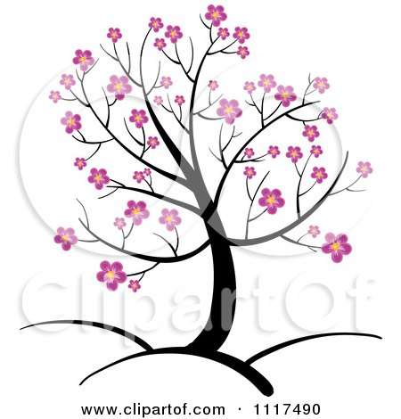 450x470 Pink Blossoms Spring Tree Clip Art Cliparts