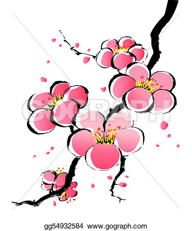 392x470 Top 79 Sakura Flower Clipart