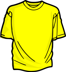 276x300 Yellow T Shirt Clip Art