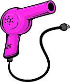 145x170 Blow Drying Clip Art