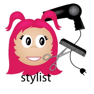 300x300 Hair Dresser Clipart Image