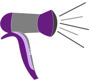 299x267 Purple Rage Blow Dryer 3 Clip Art