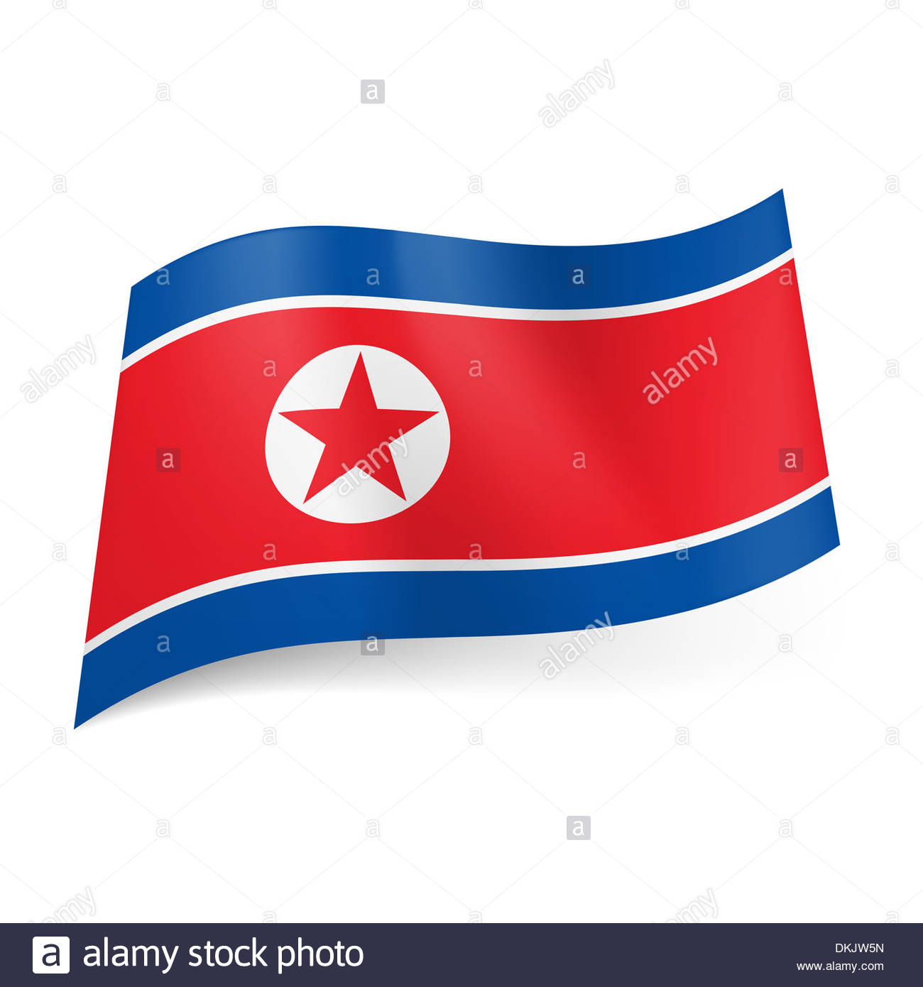 1300x1390 National Flag Of North Korea Red Star In White Circle On Red