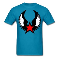 190x190 Red Star With Wings T Shirt Spreadshirt