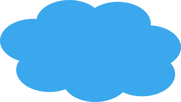 600x339 Clouds Clipart Blue Background