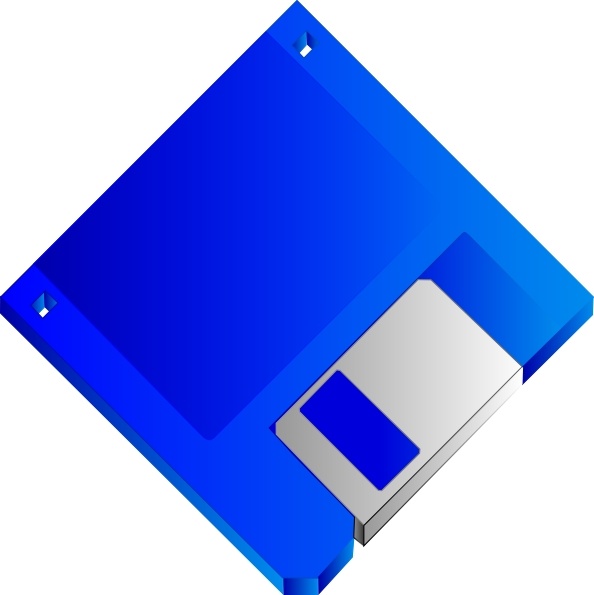 594x595 Sabathius Floppy Disk Blue No Label Clip Art Free Vector In Open
