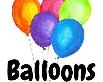 340x270 Watercolor Balloon Etsy