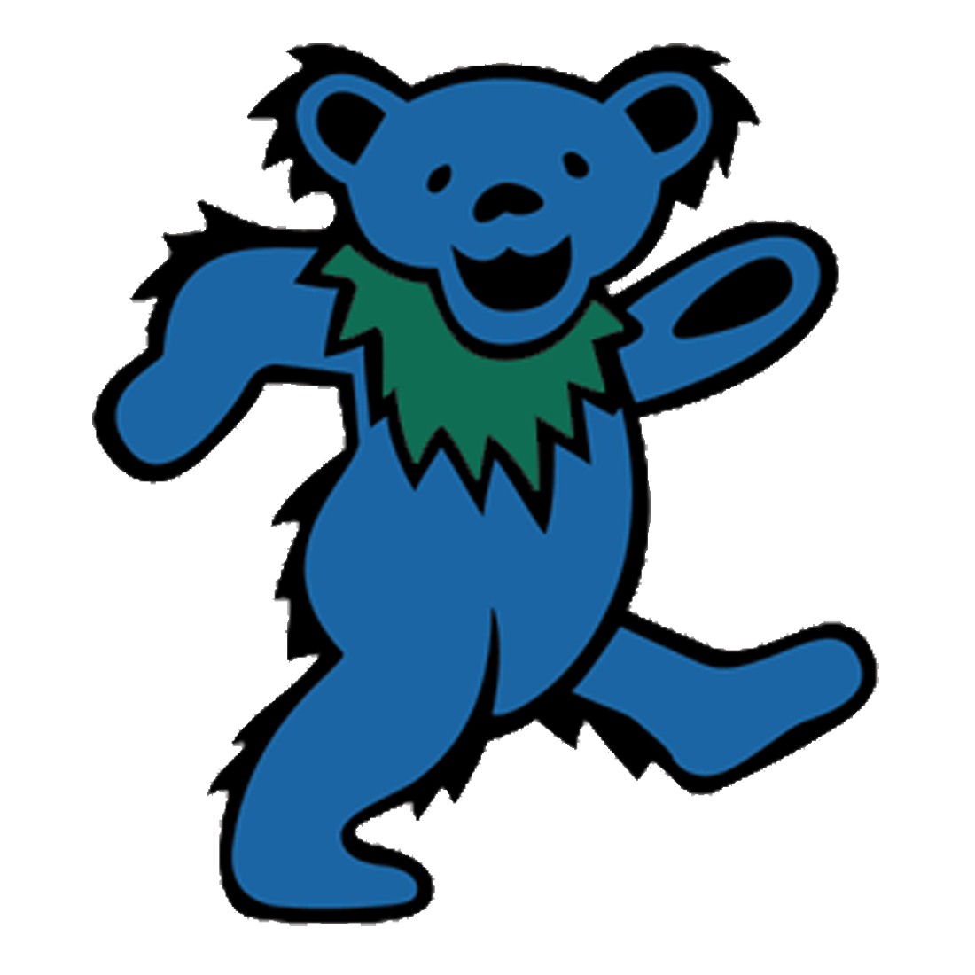 1100x1100 Grateful Dead Blue Bear Diecut Sticker Liquid Blue