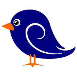250x250 Blue Bird Clip Art Free Borders And Clip Art