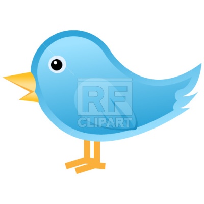 400x400 Blue Bird Royalty Free Vector Clip Art Image
