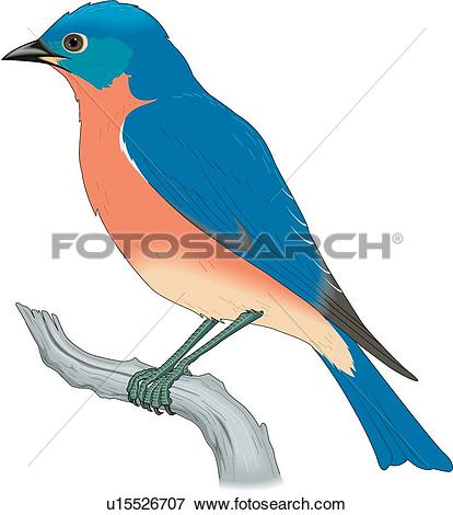 414x470 Blue Bird Clipart