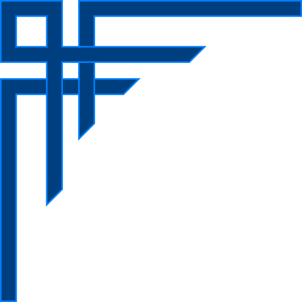 600x600 Blue Border Clip Art