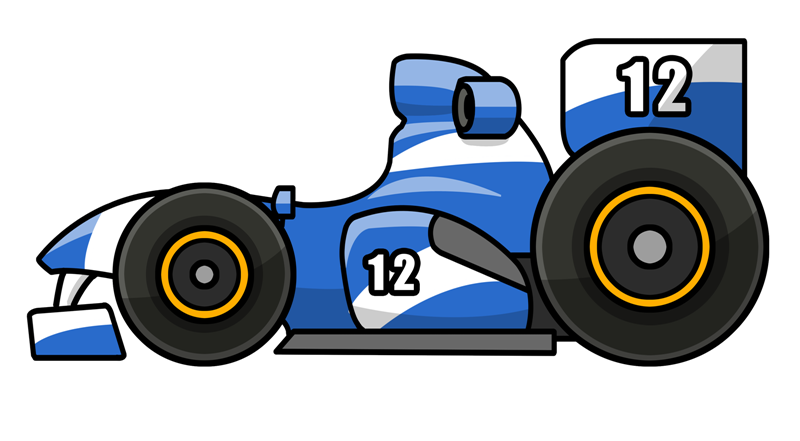 800x441 Blue Car Clipart Racing Car