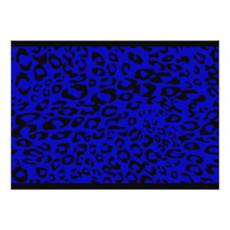 324x324 Blue Cheetah Invitations Amp Announcements Zazzle