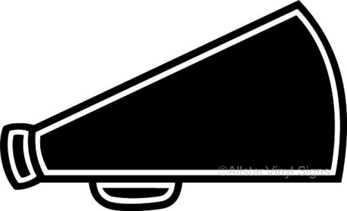 500x305 Cheer Megaphone Clipart