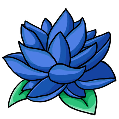 400x400 Free Blue Flower Clip Art Clipart Panda