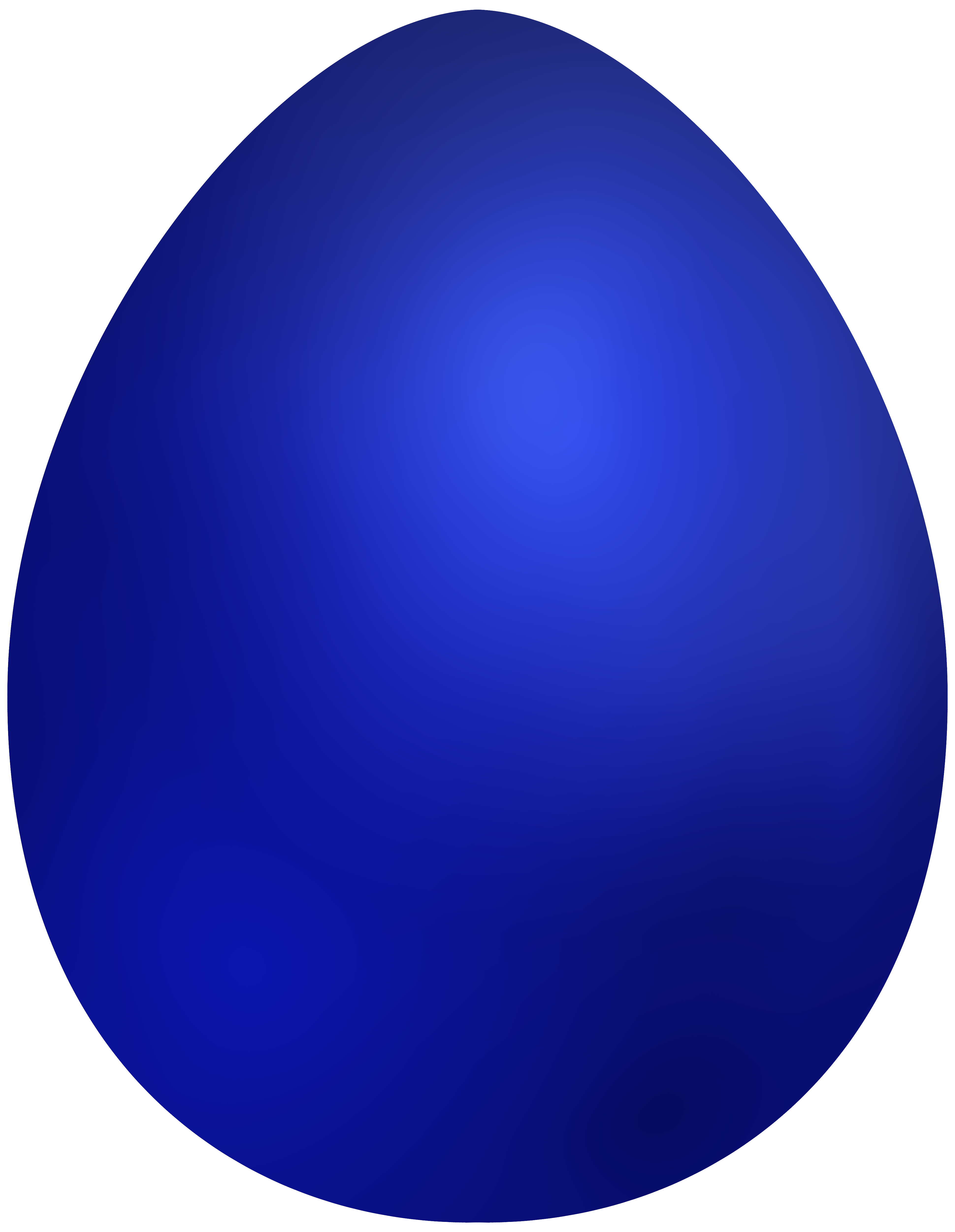 3879x5000 Blue Easter Egg Png Clip Art