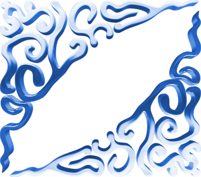 680x600 Blue Corners (Psd) Officialpsds