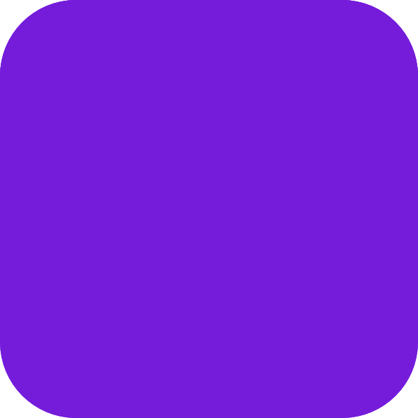 600x600 Purple Round Corners Square Clip Art