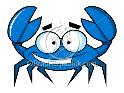 432x324 Cartoon Blue Crab Clip Art Blue Crab Clipart Graphics Vector