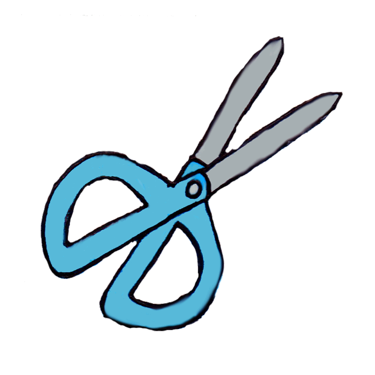 750x750 Crayon Clipart Scissors
