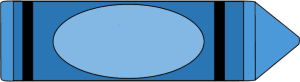 300x82 Blue Crayon Clip Art