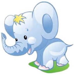 259x259 Cute Elephant Clip Art