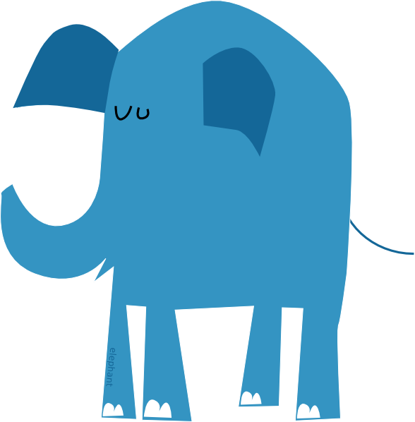588x598 Elephant Clipart
