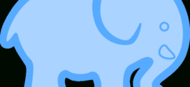 272x125 Elephant Clip Art Cute Elephant Clipart Cute On Blue Elephant