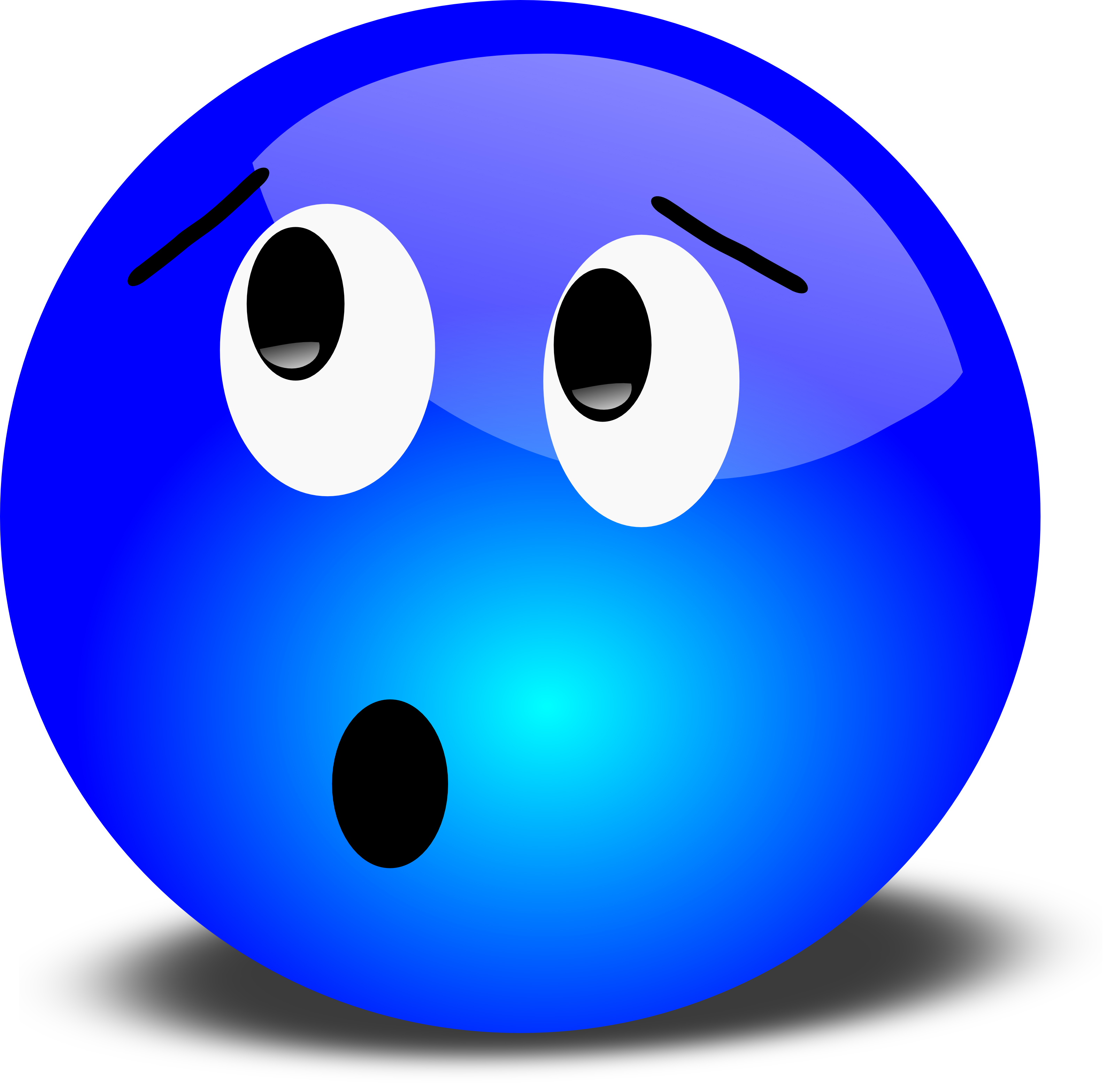 3200x3134 Blue Eyes Clipart Worried Eye