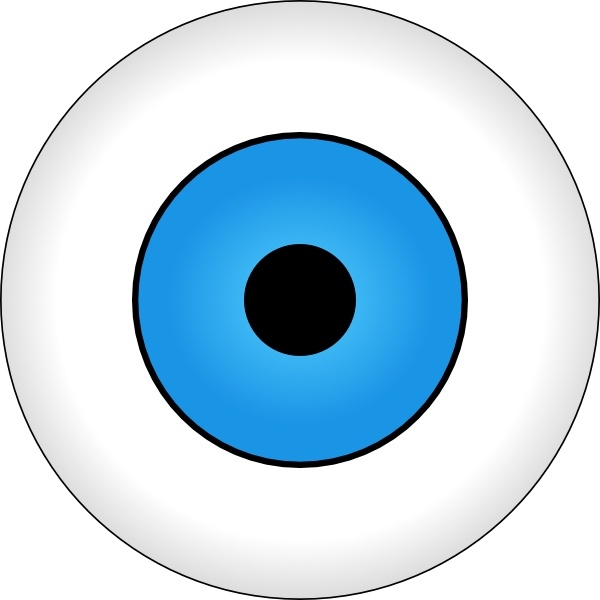 600x600 Tonlima Olho Azul Blue Eye Clip Art Free Vector In Open Office