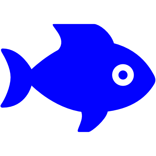 512x512 Free Blue Fish Icon