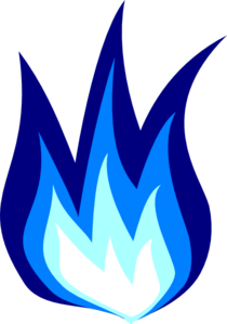 210x299 Blue Fire Clip Art