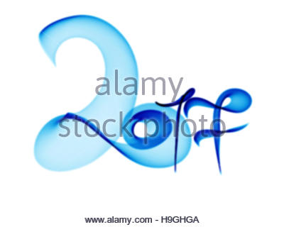 Blue Flame White Background