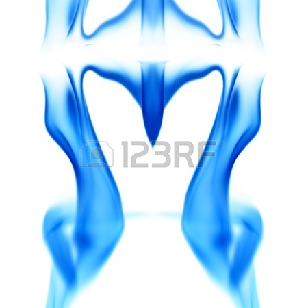 450x450 Abstract Red And Blue Flame On White Background Stock Photo