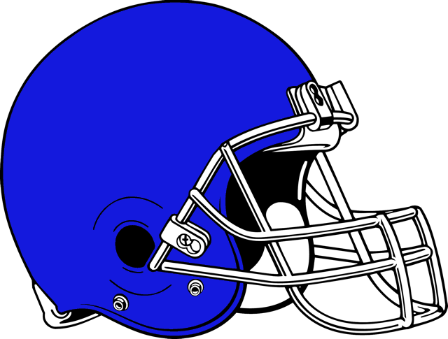 Blue Football Helmet Clipart | Free download on ClipArtMag